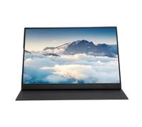 Denash Portable Gaming Monitor, Black 2560x1600 Resolution Multi Port 6485K 16 Inch Second External Monitor for Laptop for 10