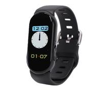 Denash Portable Voice Recorder Watch, 3 in 1 Wearable Voice Activated Recorder with 0.96in Screen, Clip On Timed Recording Device for Lectures Meetings Interviews (64G)