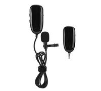 Denash Portable Wireless Lavalier -Lapel -Microphone System with a Good Sound Reinforcement Effect for VLOG Live Online Lessons, Rechargeable Recording Microphone