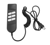 Denash Power Recliner Remote Hand Control, 6 Button 5 Pin Plug Dual Motor Electric Recliner Hand Control, ABS Material, 1.1M Spring Wire, for Lift Sofa Chair