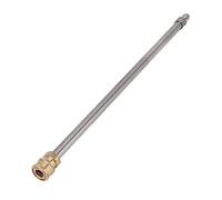 Denash Pressure Washer Extension Bar, 1/4 Inch Power Washer Lance, 40.5CM Stainless Steel Wand, Pressure Washing Machine Accessories, Universal Replacement Rod for Cleaning