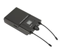 Denash Professional Strip UHF 600-690 Wireless with Noise Reduction Circuit for Real-time Surveillance for Host EM100-Black Ab