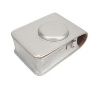 Denash Protective Cover of The Vintage Soft Camera Pu Leather in Leather Cover for an Adjustment (Silver)