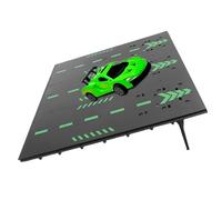 Denash RC Car Jump Ramp, High Strength ABS Takeoff Board for 1/12 1/14 1/16 1/18 1/24 Remote Control Cars, with Snap Together Design for Easy Setup (Black)