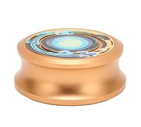 Denash Record -clamped Record -term Plates Plates weight Clamp for Improving the Sound Quality to HiFi Level, for Pure and Excellent Music Pleasure, Brass and Aviation Aluminum Material (Gold)