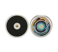 Denash Record -clamped Record -term Plates Plates weight Clamp for Improving the Sound Quality to HiFi Level, for Pure and Excellent Music Pleasure, Brass and Aviation Aluminum Material (Silver)