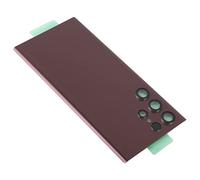 Denash Replacement of the Rear Glass Cover S22 Ultra 5G S908U S908F - Premium Durable Battery Rear Panel for Easy Installation - for Repair and Replacement (Red)