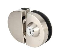 Denash Resistant Close of The Stainless Steel Glass Door with 3 Keys, Easy for Home Opening, 10-12 Mm Glass Safety Door Lock