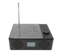 Denash Retro Portable CD Player, Bluetooth HiFi Dual Stereo Speaker with 7 Playback Modes USB AUX FM Radio for Car Home Office Travel, with 15ft Remote Control