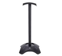 Denash RGB Headphone Stand, Compatible with Aura Sync, Gaming Headset Holder with 2 USB Ports, 8 Light Modes Desk Support for Over Ear Headphones (Black)