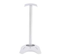 Denash RGB Headphone Stand, Compatible with Aura Sync, Gaming Headset Holder with 2 USB Ports, 8 Light Modes Desk Support for Over Ear Headphones (White)
