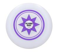 Denash RGB LED Flying Disc, Rechargeable Flying Disc with Stepless Dimmable 8 Color Modes, High Brightness 25 LEDs for Night Playing