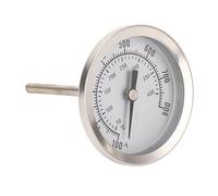 Denash Robust Dial Thermometer with Two Standards From 100 to 800 ℉ 50 to 400 ° C with a Large Dial for Copper of the Oven Temperature for Commercial