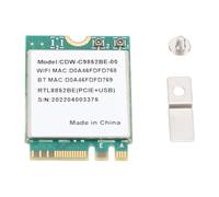 Denash RTL8852BE Wireless Network Card, 5.2 1800Mbps Dual Band M.2 Network Adapter with MU MIMO Technology, for Laptop PC 10 11