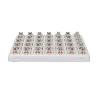 Denash RVB 35 STC Linear Dust Keyboard Switch for the Mechanical Game Keyboard, Prepared, Cherry, Plastic Material (Double Spring)