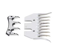 Denash Sheep Shears Blade Curved 9 Tooth Electric Wool Cutter Goats Clipper Scissor Replacement Part for Livestock Shearing