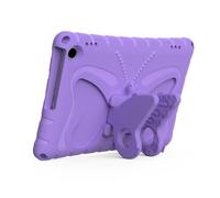 Denash Shockproof EVA Tablet Case with Folding Stand for Fire Max 11" 2023 Ideal for Kids and Adults (Light Purple)