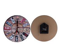 Denash Silence Industrial Wall Wall Watch For Decoration of the Hook Room, Retro Decorative Farm For Home Decoration