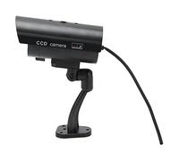 Denash Simulated Monitoring Monitoring Camera Realistic Red Flashing Light for Indoor and Outdoor Areas AAA Battery