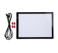 Denash Slide Viewer Light Box, A4 Ultra Thin LED Light Pad for Scanning Film Negatives and Slides with Infinite Brightness Adjustment, Type C Powered