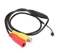 Denash Small CCTV Camera, 800TVL NTSC Security Camera with 3.6mm Lens and Auto Backlight Compensation for Home and Aerial Aircraft