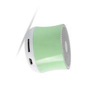 Denash Small Compact Speaker Bass Sound Quality Storage Storage Card Place for the Table and the Phone Use Abs Red Quantity: 1 (Green)