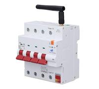 Denash Smart Measurement Circuit Switch with Timer Switch for 4p 63a, Remote Control for Home Automation, Mystical PC/fantasy Reservant Material (AC400V)