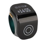 Denash Smart Tasbih Zikr Ring,Clear LCD Display Ring Finger Counter,Intelligent Touch Digital Counter Prayer Reminder Ring (Green)