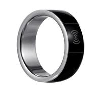 Denash Smart Wearable Ring, Bluetooth Page Turner for TikTok, IPX8 Water Proof Camera Remote Control, Compatible with IOS/Android (Black) (No.10-69mm)