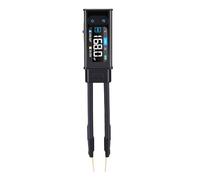 Denash SMD Component Tester, 100kHz Auto Sorting Tester, Resistance Capacitance Inductance Diode Continuity Voltage Detector, Electronic Component Analyzer for Through Hole SMD