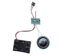 Denash Sound Recorder Module, 4 Minutes Recordable Voice Chip with Light Activated Loop Playback, for Greeting Card and DIY Crafts