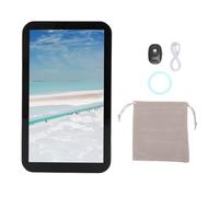 Denash Strong Magnetic Adsorption Design, 3.97 Inch HD Screen, Rear Camera Selfie Display Screen, for IOS, for Android, with AirPlay, for Miracast, 480x480 Resolution