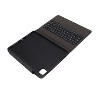Denash Tablet Protective Box Design of Strong Heat Dissipation Coat of Compatibility Keyboard to Work in Black Leather PU (Black)