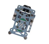 Denash Tap Upgrade Kit for 2.4 3D Printers - CNC Aluminum Alloy Frame 3D Printer Sensor - High Temperature 70 to 100 ° C Is Suitable for Fiberglass Surfaces (Silver Wire Track)