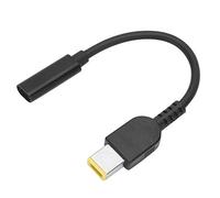 Denash Type-C Adapter for the Female DC Adapter for Electric Line Connection 17 Cm Black, Durable 11 X 5.0 Mm Male Cable for Thinkpad, Comfortable Power Conversion