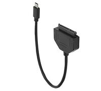 Denash Type-C-adapter High Speed USB 3.0 SSD HDD Cable for Notebook Computers Black Plug and Play for 7/8/10 or Higher