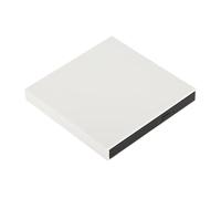 Denash Ultra Thin USB 2.0 External CD DVD Drive for Laptop Desktop PC, Multifunctional Optical Disc Driver with High Speed Transmission, Suitable for and OS X Users, Plastic Material (White)
