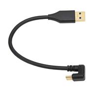Denash USB 3.0A MALE AMC For US Type Data Kabel 5GBIT / SS Synchronized For Loading Data, For Practical Use and Fast Performance, ABS Material, a USB 1 X Cable (20cm / 7.87in)