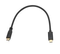 Denash USB C -ZU USB C CABLE Quickly Load the Male on Woman 10 Gbit/S Gear Box for the APPLICABLE SCAIN HOST: Mobile Drive Fixing Nuts (C master belt ear turn C male side curve with)