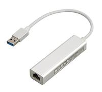 Denash USB Ethernet Adapter RJ45 Ethernet Gigabit Port Converter for High Definition Transmission, 7/8/10, Aluminum Alloy for Durability