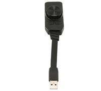 Denash USB Sound Card Adapter 7.1 Silence Button of Headphones Channel Volume for Portable PC, Plug and Reproduce for Laptop Users OS X
