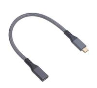 Denash USB Type C Extension Cable,20Gbps 240W Fast Transfer Type C Extender Charging,Male to Female USB C 3.2 Extender Cord for Phone Tablet (0.25m/0.8ft)