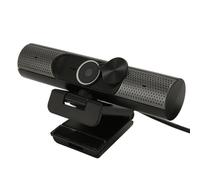 Denash USB Webcam, 2K Auto Focusing PC Camera with Built in Noise Reduction Mic and HiFi Speaker, for Video Chat Online Teaching Conference Live Streaming
