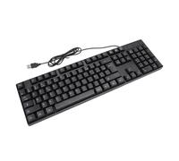 Denash USB Wired Keyboard,Sturdy Minority Language Keyboard,104 Keys Full Size Business Keyboard compatible with WINDOWS/Linux for Office Home (French AZERTY Layout)