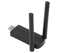 Denash USB3.0 Wireless Network Card with Beam Training Technology for Fluid Internet Connection for Lovers of Games High Speed Network 5G [seamless connectivity] ABS/Black