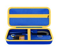 Denash Vacuum Hard Carrying Case Storage Bag Hard Case for Fanttik Slim V8 Apex V8 Mate Apex Mate Portable Car Vacuum Cleaner with Mesh Pocket Elastic Band EVA Material T