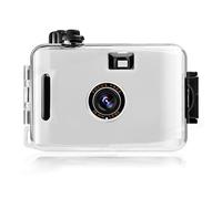 Denash Vintage APACER Film Camera with Compact Automatic Miniature for Retro Photo Enthusiasts and Travelers (Official standard white black shell)