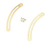 Denash Vintage Lid Stay Hinge 20 Set Metal Hinge with Screw, Box Lid for Storage Chests, Easy Installation Copper Support, Nostalgic Charm (Brass Color)