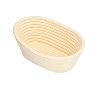 Denash Washable Bread Fermentation Basket, Innovative Shape Baking Basket for Kitchen, Home Bakery, Dough Proofing (Off-white oval 21 * 14 * 8cm)