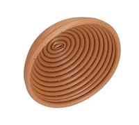 Denash Washable Bread Fermentation Basket, Innovative Shape Baking Basket for Kitchen, Home Bakery, Dough Proofing (Yellow brown round 16X6CM)